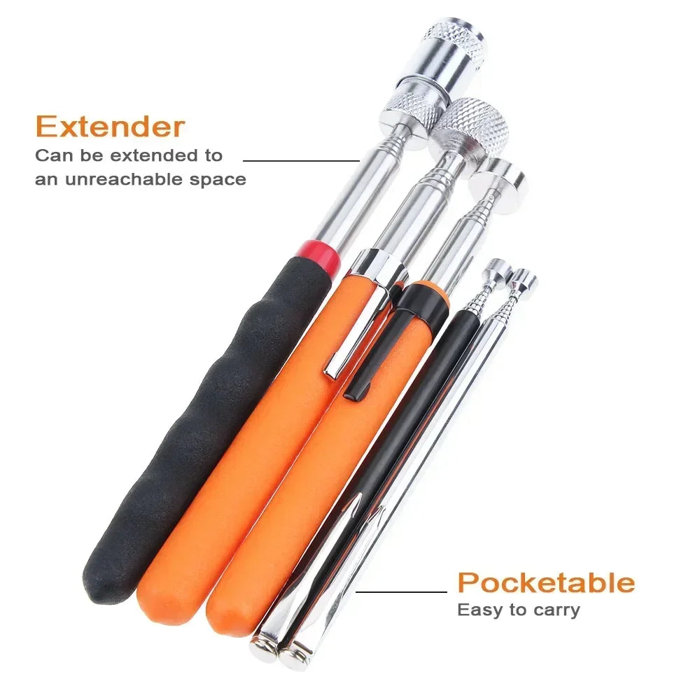 Telescopic Magnetic Pickup Tool with 360° Rotating 