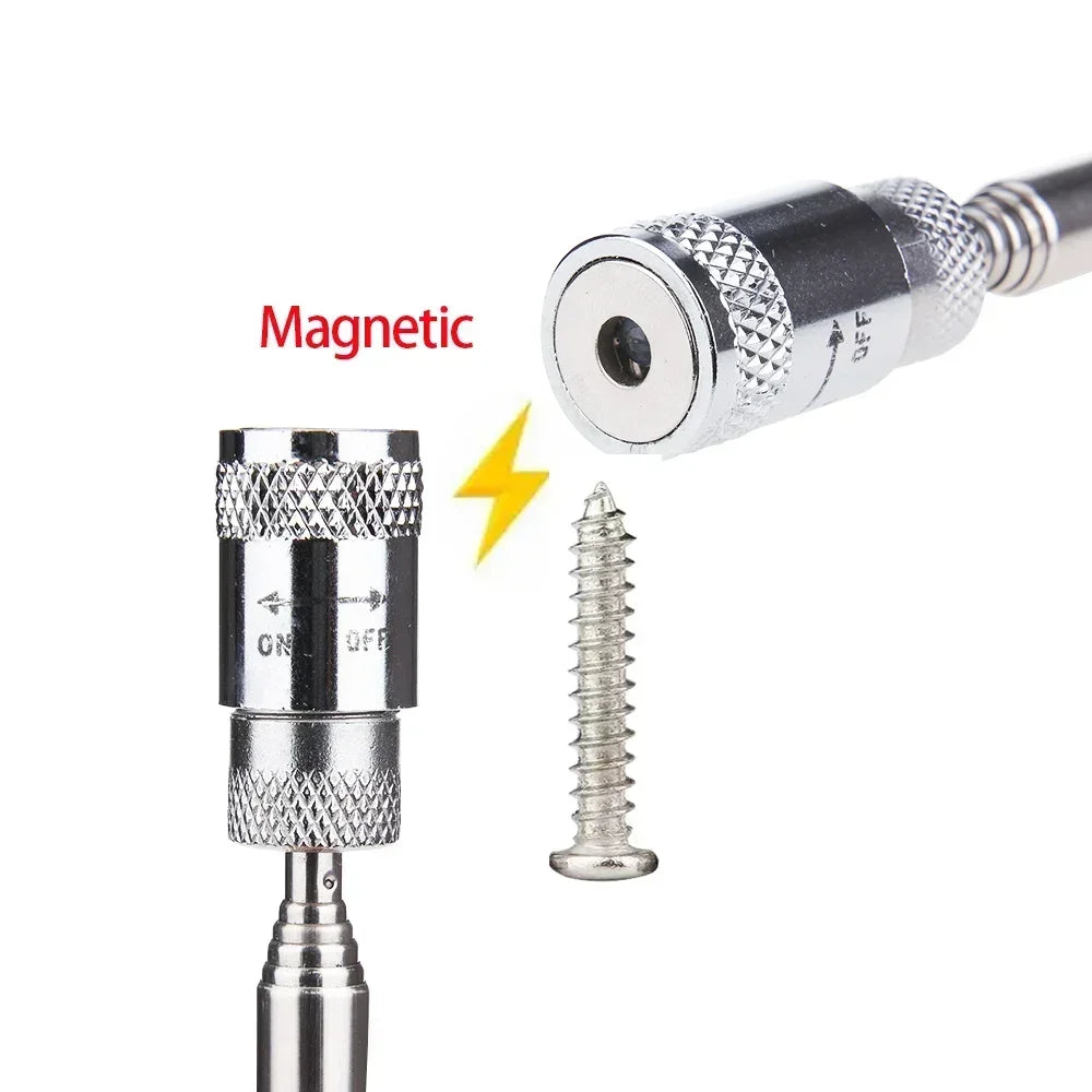 Telescopic Magnetic Pickup Tool with 360° Rotating 